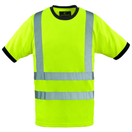 T-SHIRT HI-VIZ YARD POLY-COTON