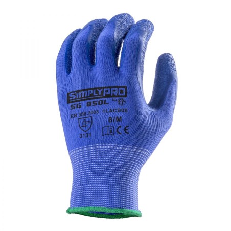 GANTS DE MANUTENTION ET DE PRÉCISION BLEU ENDUITS LATEX BLEU GRIP