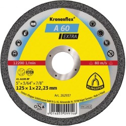 Disque de tronçonnage 125x1x22.23 acier-inox Disque de tronçonnage 125x1x22.23 acier-inox
