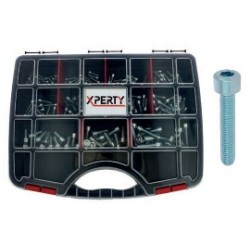 Coffret vis à métaux tête cylindrique hexagonale creuse DIN 912 acier zingué blanc Coffret vis à métaux tête cylindrique hexagonale creuse DIN 912 acier zingué blanc