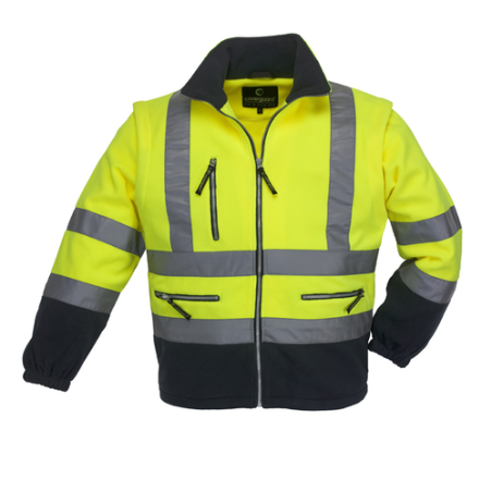 VESTE HAUTE VISIBILITÉ POLAIRE STATION 2 EN 1