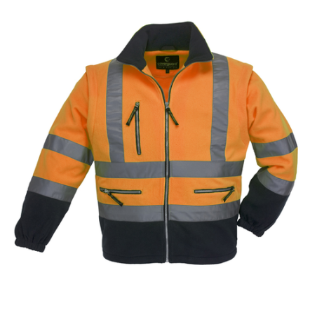 VESTE HAUTE VISIBILITÉ POLAIRE STATION 2 EN 1