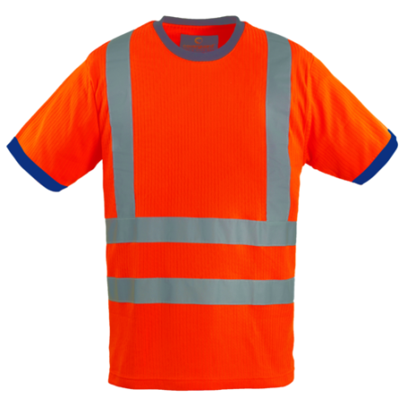 T-SHIRT HAUTE VISIBILITÉ POLY-COTON
