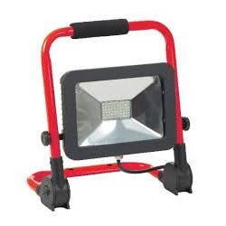 Projecteur portable de chantier LED -30W - pliable - orientable -  2700 lumen -câble de 3m HO5RNF 3G1- tête IP65