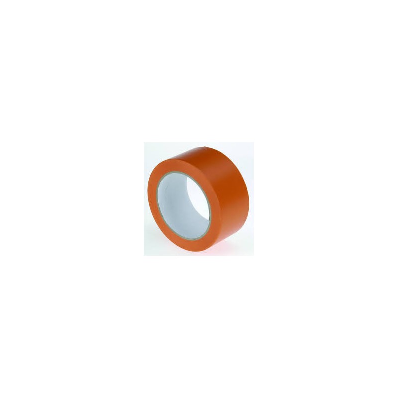 Rouleau d'adhésif  PVC orange  - Long : 33M x Larg : 48mm