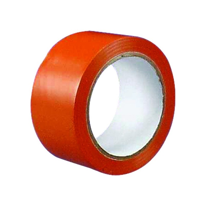 Rouleau d'adhésif  PVC orange  - Long : 33M x Larg : 48mm