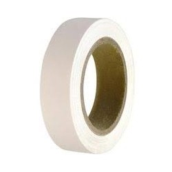PVC ELECTRICIEN BLANC -  tour de 10 rouleaux  - Long 10M x Larg : 15mm