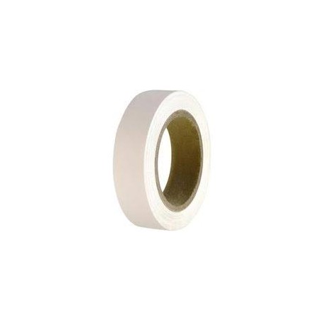 PVC ELECTRICIEN BLANC -  tour de 10 rouleaux  - Long 10M x Larg : 15mm