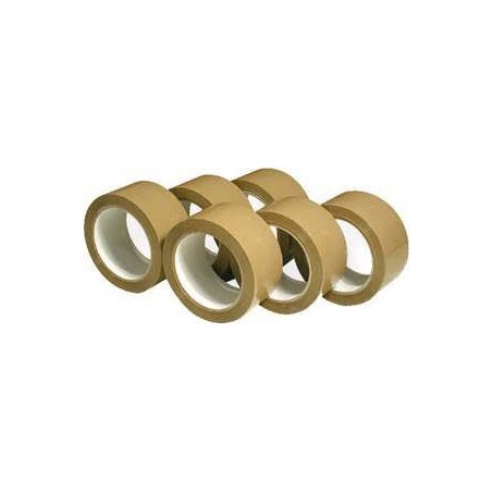 6 ROULEAUX EMBALLAGE HAVANE 100M x 48MM