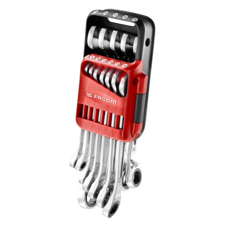 COFFRET 12 CLES MIXTES A CLIQUET SUR ETUI REF 467B.JP12PB