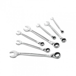 JEU DE 7 CLES MIXTES A CLIQUET REF 467B.J7PB JEU DE 7 CLES MIXTES A CLIQUET REF 467B.J7PB