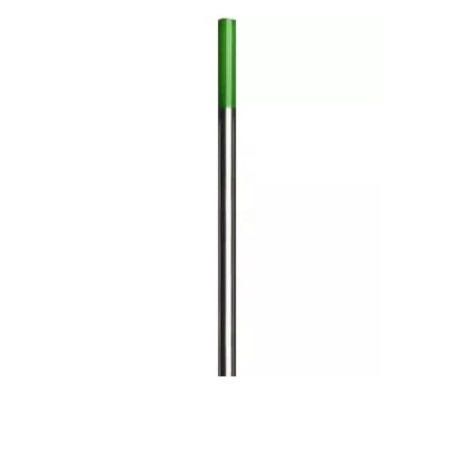 10 ELECTRODES TUNGSTENE VERTE SOUDURE ALUMINIUM LG 150