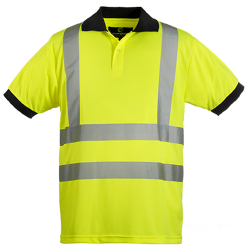 POLO HI-VIZ POLYESTER POLO HI-VIZ POLYESTER