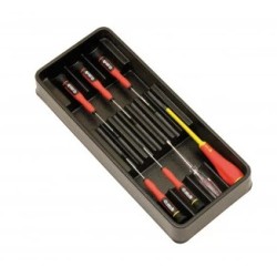 MODULE THERMO 7 TOURNEVIS DE PRECISION ET ISOLES (1 TVS VDE+1 TESTEUR+5 PRECISIONS)