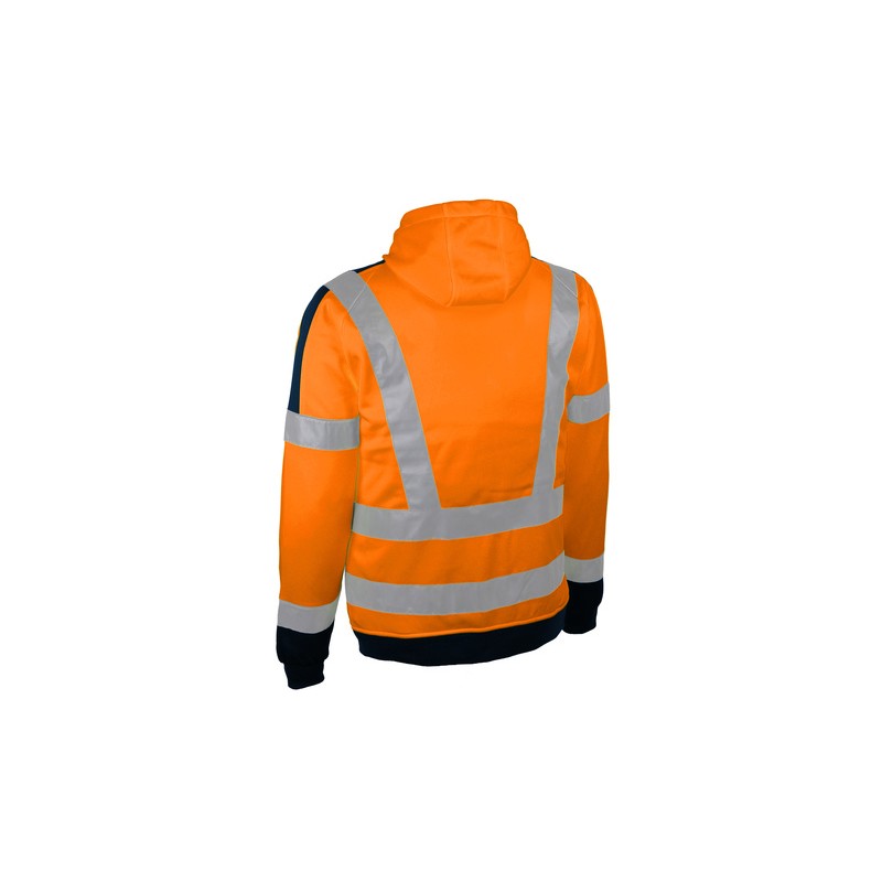 SWEAT-SHIRT À CAPUCHE HAUTE-VISIBILITÉ