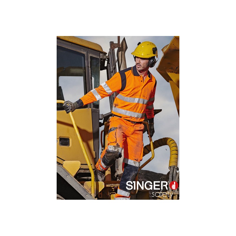 VESTE DE TRAVAIL HAUTE-VISIBILITÉ