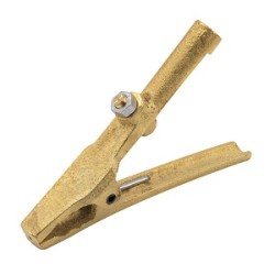 Pince de masse croco laiton 350A