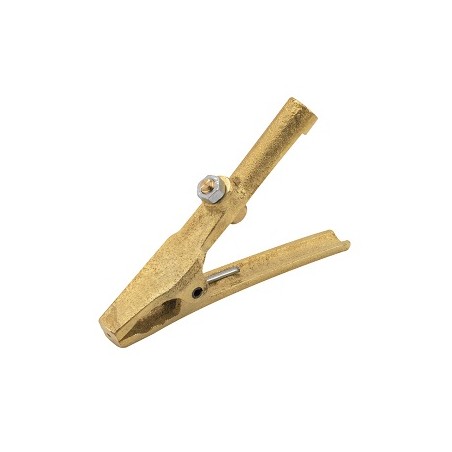 Pince de masse croco laiton 600A