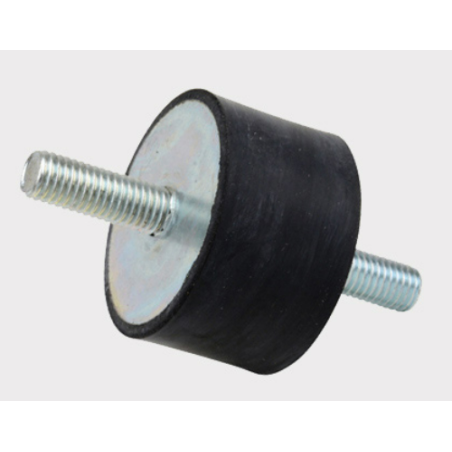 PLOT ANTIVIBRATOIRE CAOUTCHOUC Ø20 HT15 M/M M6