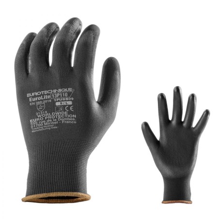 GANTS DE MANUTENTION ET DE PRÉCISION ENDUITS NOIR