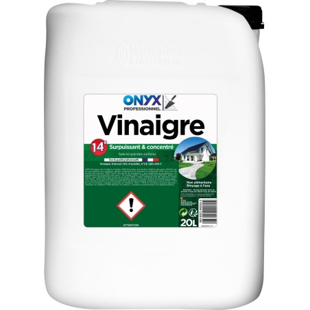 VINAIGRE MENAGER 14 ° SURPUISSANT ET CONCENTRÉ 20L