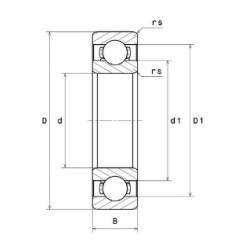 ROULEMENT A BILLES ACIER 6218