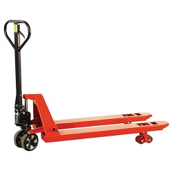 TRANSPALETTE MANUEL 2.5T FOURCHES 800MM ROUES ET GALETS POLYRUETHANE