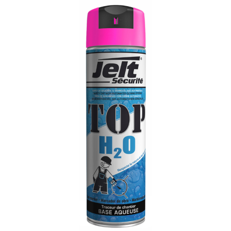 AEROSOL TOP H2O COULEUR ROSE - 650ML