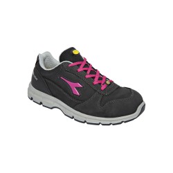 CHAUSSURES SECU BASSES RUN LOW S3 SRC ESD COLORIS NOIR ET ROUGE FUCHSIA C2017