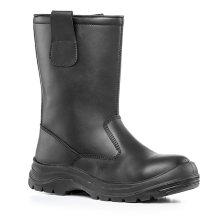 BOTTES DE SECURITES EN CUIR FOURREE NOIRE PERLITE S3
