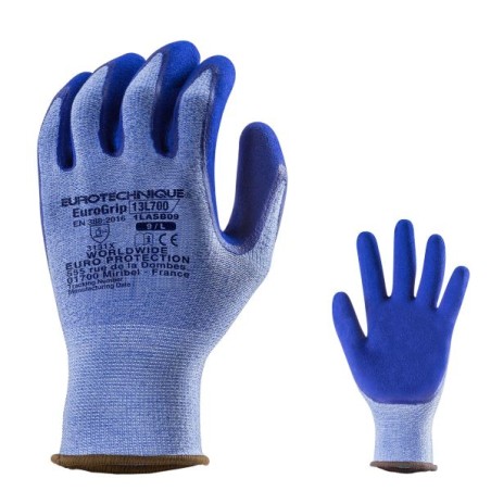 GANTS DE MANUTENTION ET DE PRÉCISION BLEU ENDUITS LATEX BLEU