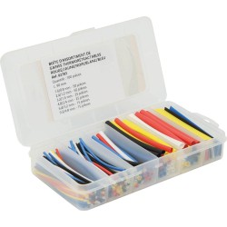 GAINE THERMORETRACTABLE 2:1 MULTICOLORE 90MM - COFFRET 180 PCS
