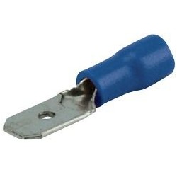 10 COSSES MALES 6.3X0.8 BLEU