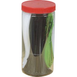 ASSORTIMENT 450 COLLIERS NYLON MULTICOLORE / BOITE PVC