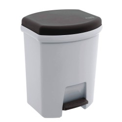 POUBELLE 27L AVEC COUVERCLE ET PEDALE