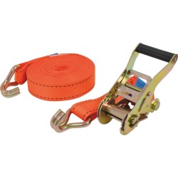 SANGLE BAGAGERE 35MM 7M CLIQUET 2 CROCHETS DOIGTS SOUDES