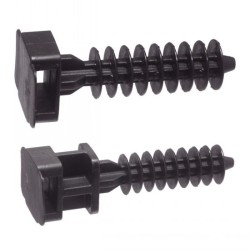 SUPPORT MURAL EN CHEVILLE NOIR POUR COLLIERS NYLON SUPPORT MURAL EN CHEVILLE NOIR POUR COLLIERS NYLON