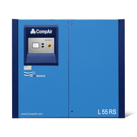 Compresseur à vis lubrifiée vitesse variable - Compair Réf. L55RS-10