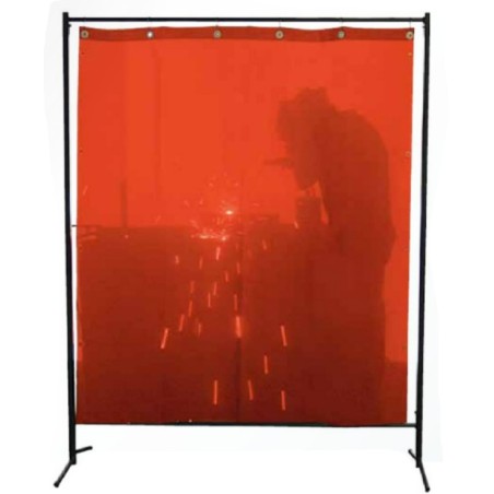 ECRAN ECO1500 RIDEAUX TENDU ORANGE SOUDURE 2000X1455mm REF ECOOR