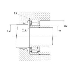 ROULEMENT A ROULEAUX CYLINDRIQUES NU1022