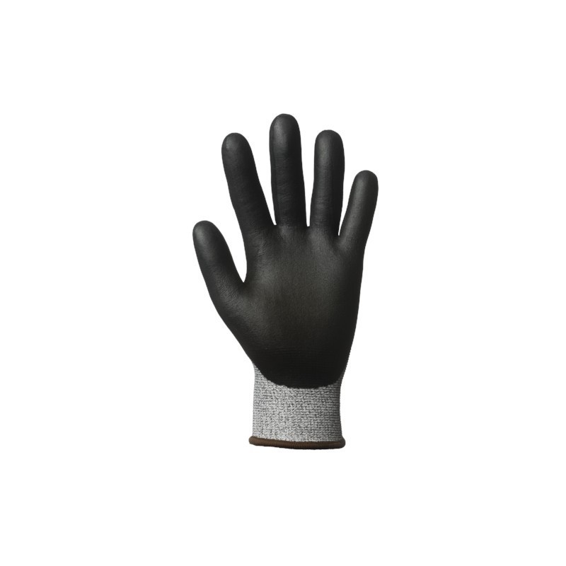 GANTS ANTI-COUPURE GRIS ENDUITS NOIR