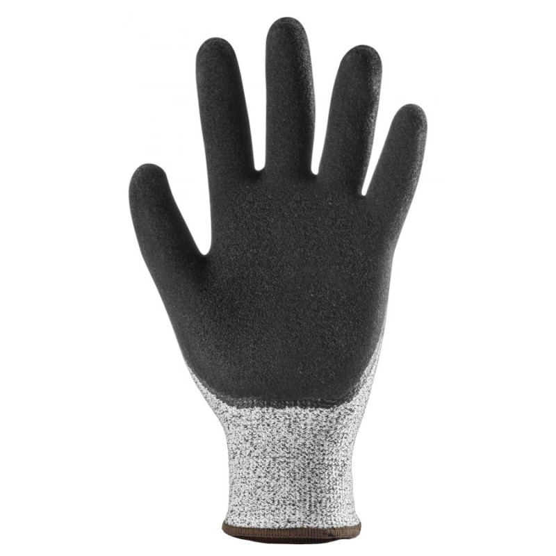 GANTS ANTI-COUPURE GRIS ENDUITS NOIR