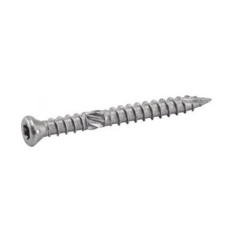 VIS TERRASSE BOIS DOUBLE FILET A2 INOX 6x60 BOITE DE 100