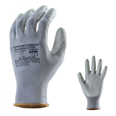 GANTS DE MANUTENTION ET DE PRÉCISION ENDUITS GRIS