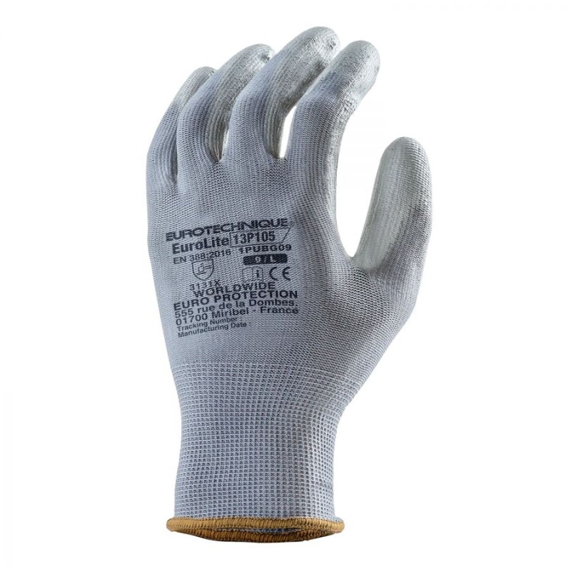 GANTS DE MANUTENTION ET DE PRÉCISION ENDUITS GRIS