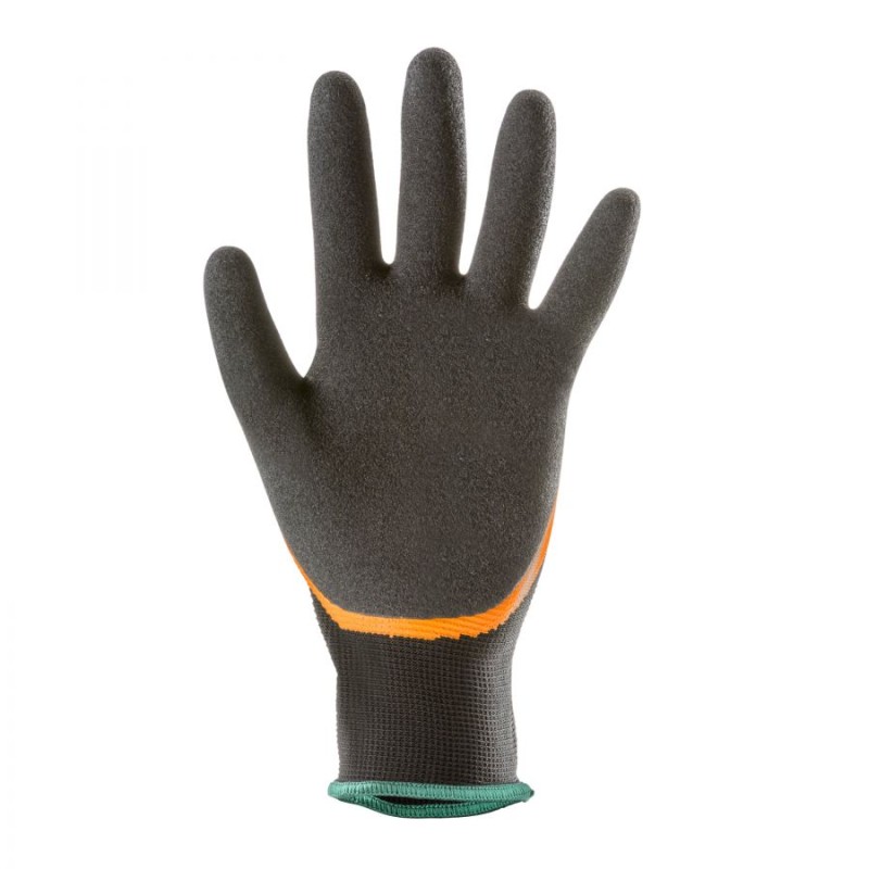 GANTS DE MANUTENTION ET DE PRÉCISION ENDUITS NOIR ET ORANGE