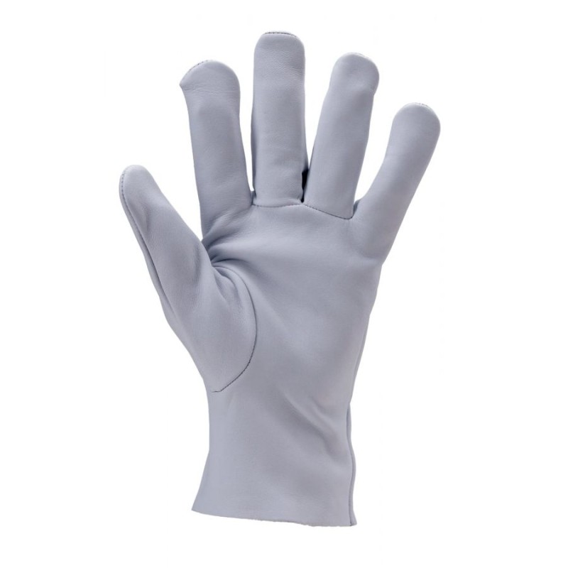 GANTS DE MANUTENTION GÉNÉRALE EN CUIR SOUPLE BLANC  EUROSTRONG 2310