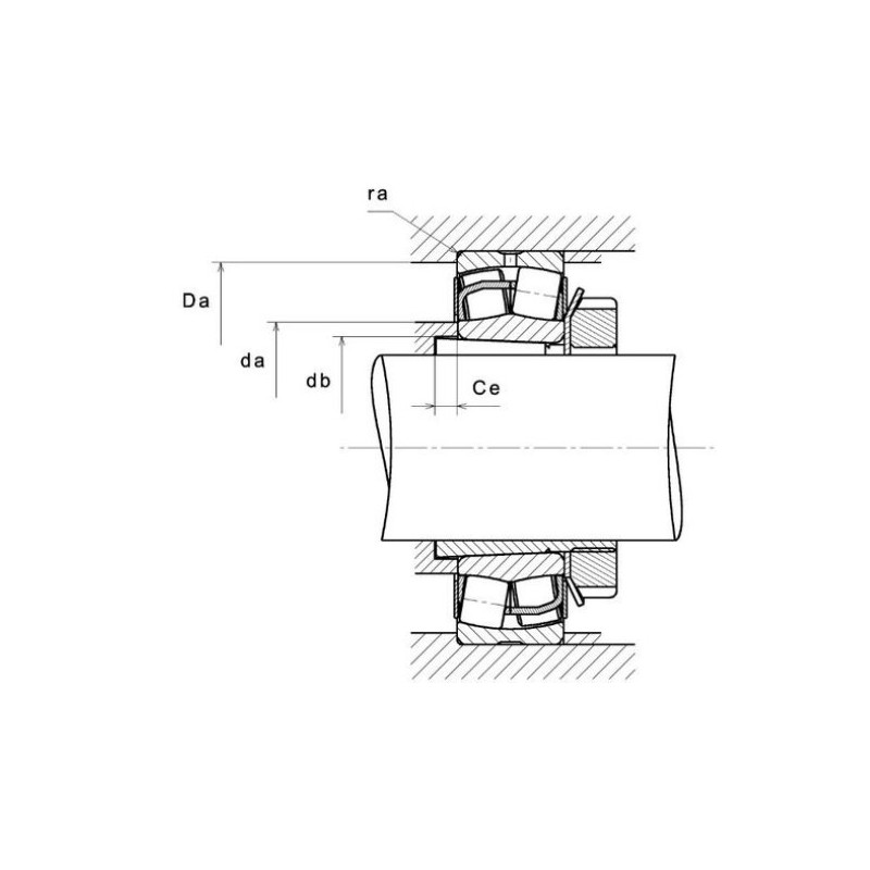 ROULEMENT A ROTULE SUR ROULEAUX ALESAGE CONIQUE 22213EAKW33ZZ