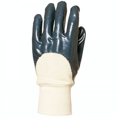 GANTS DE MANUTENTION GÉNÉRALE ENDUITS EN NITRILE BLEU
