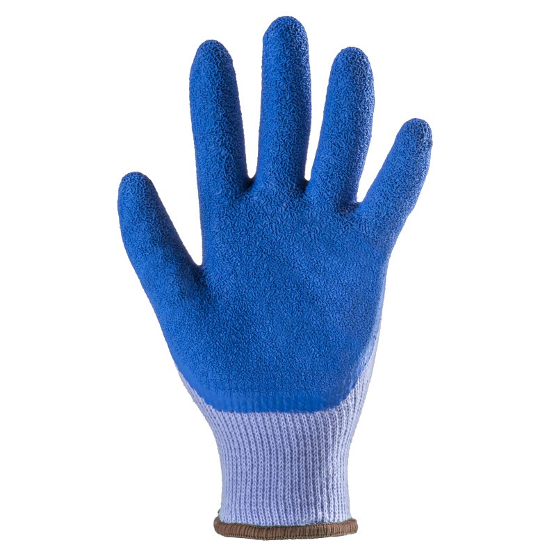 GANTS DE MANUTENTION GÉNÉRALE EN TRICOT ET ENDUITS BLEU